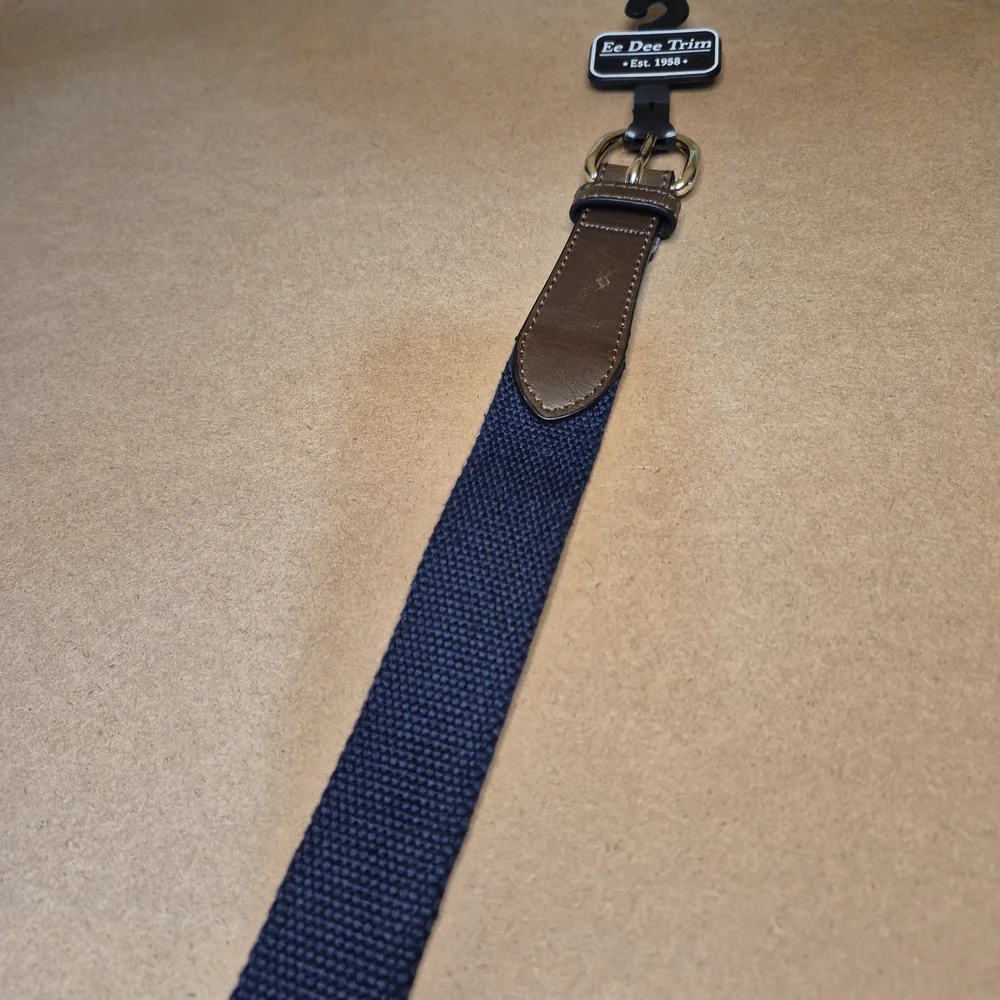 Kids' Brown and Navy Belt
